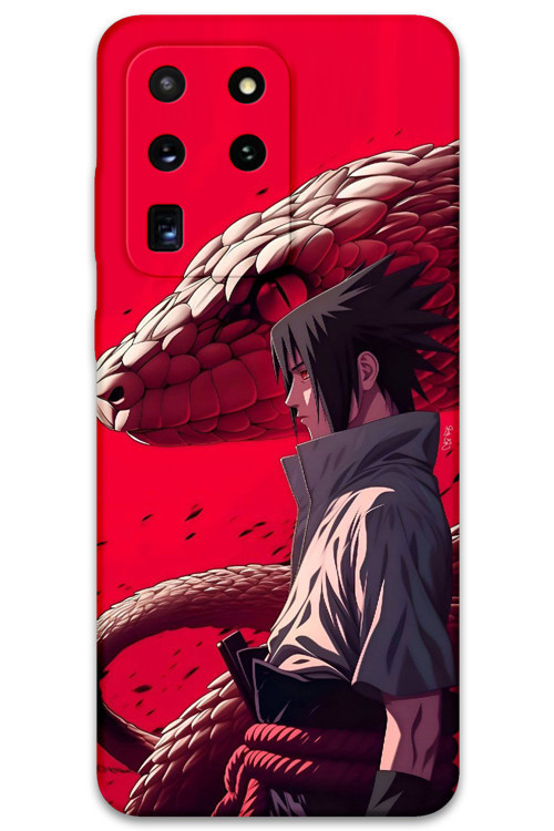 Galaxy S20 Ultra Uyumlu Anime Desenli Telefon Kılıfı + Ekran Koruyucu - 5746