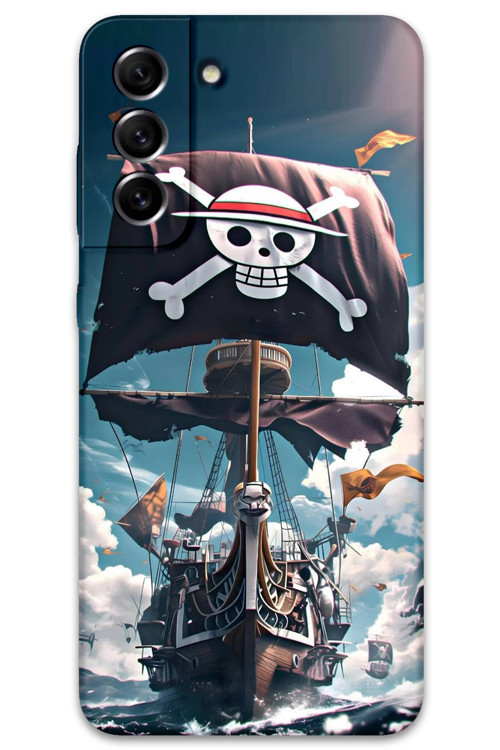 Galaxy S21 Fe Uyumlu Anime Desenli Telefon Kılıfı + Ekran Koruyucu - 5752
