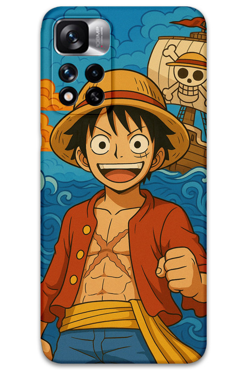 Poco M4 Pro 5G Uyumlu Anime Desenli Telefon Kılıfı + Ekran Koruyucu - 5753