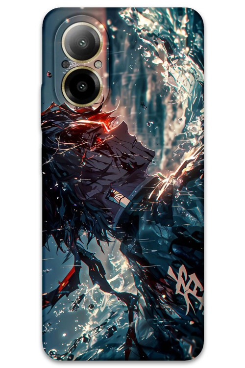 Realme 12 Lite Uyumlu Anime Desenli Telefon Kılıfı + Ekran Koruyucu - 5749