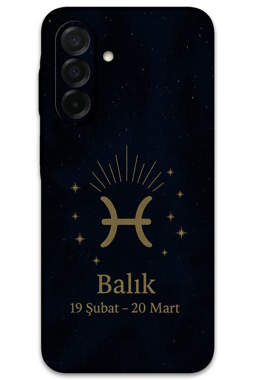 Galaxy A56 Uyumlu Balık Burcu Desenli Telefon Kılıfı + Ekran Koruyucu - 5779