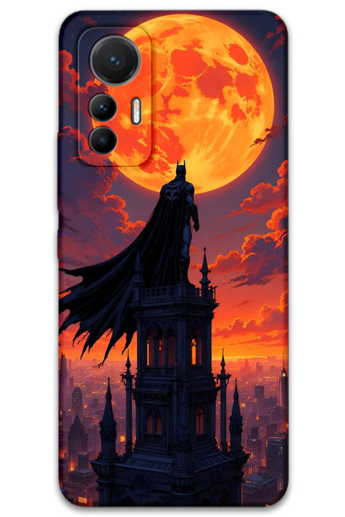 Xiaomi Mi 12 Lite Uyumlu Batman Desenli Telefon Kılıfı + Ekran Koruyucu - 5829