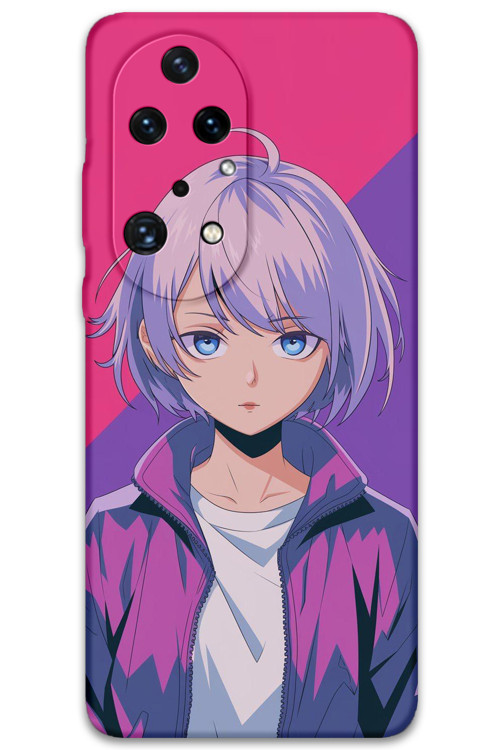 Huawei P50 Pro Uyumlu Anime Desenli Telefon Kılıfı + Ekran Koruyucu - 5742