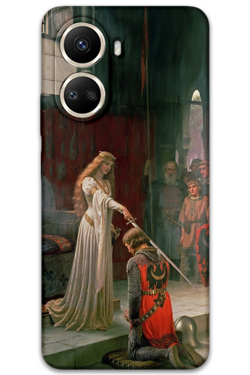 Huawei Nova 10 Se Uyumlu Retro Desenli Telefon Kılıfı + Ekran Koruyucu - 5835