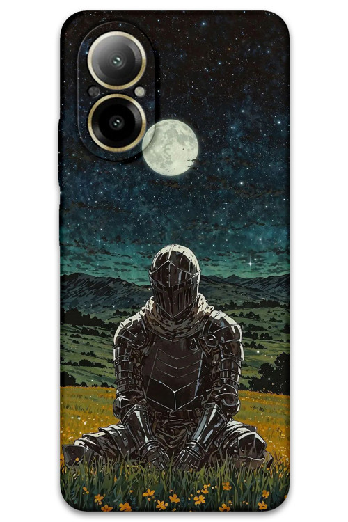 Realme 12 Lite Uyumlu Retro Desenli Telefon Kılıfı + Ekran Koruyucu - 5844