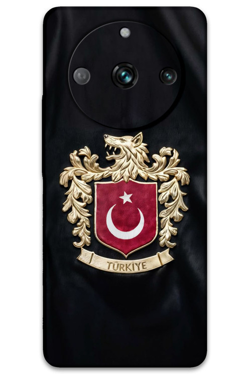 Realme 11 Pro Plus Uyumlu Türk Desenli Telefon Kılıfı + Ekran Koruyucu - 5855