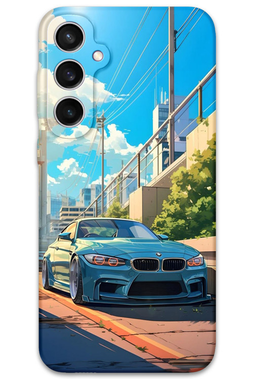 Galaxy S25 Plus Uyumlu Araba Desenli Telefon Kılıfı + Ekran Koruyucu - 5760