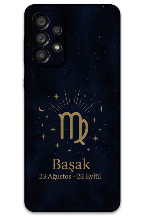 Galaxy A73 Uyumlu Başak Burcu Desenli Telefon Kılıfı + Ekran Koruyucu - 5773