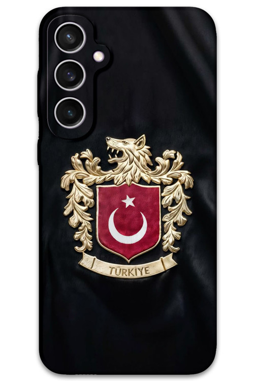 Galaxy S24 Plus Uyumlu Türk Desenli Telefon Kılıfı + Ekran Koruyucu - 5855