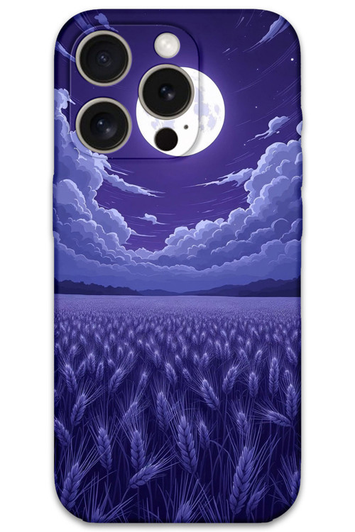 İphone 15 Pro Uyumlu Çiçek Desenli Telefon Kılıfı + Ekran Koruyucu - 5797