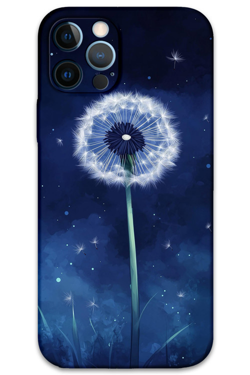 İphone 12 Pro Uyumlu Çiçek Desenli Telefon Kılıfı + Ekran Koruyucu - 5787