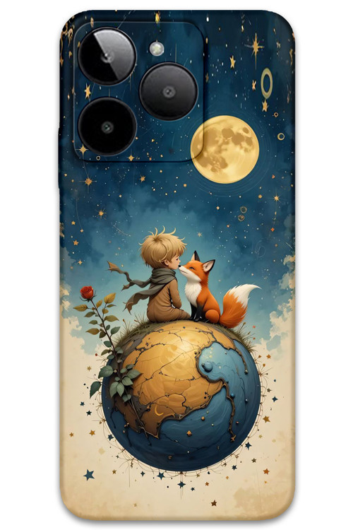Gm Era 50 Uyumlu Çizgi Film Desenli Telefon Kılıfı + Ekran Koruyucu - 5823
