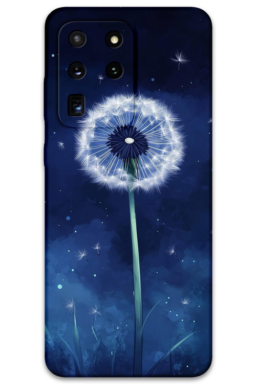 Galaxy S20 Ultra Uyumlu Çiçek Desenli Telefon Kılıfı + Ekran Koruyucu - 5787
