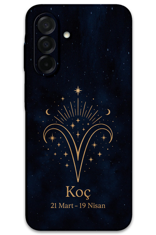 Galaxy A56 Uyumlu Koç Burcu Desenli Telefon Kılıfı + Ekran Koruyucu - 5768