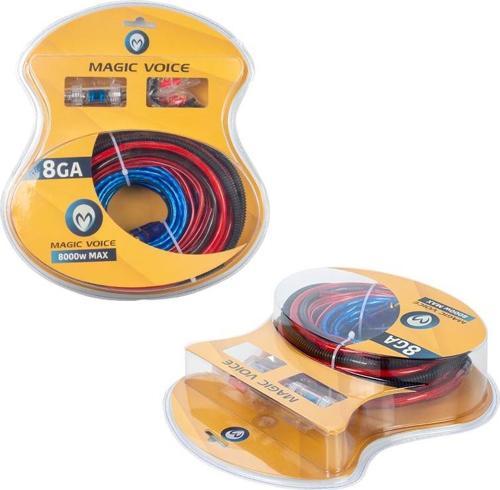 MAGICVOICE MV-12144 8 GA OTO ANFİ KABLO SETİ