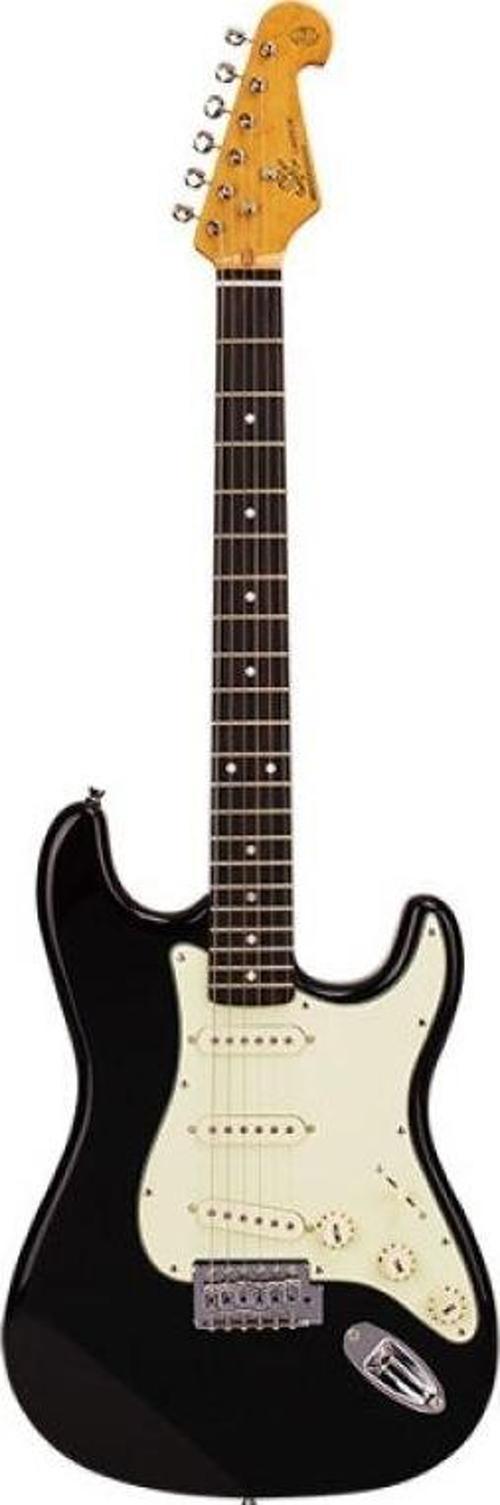 Stratocaster Elektro Gitar (Black)