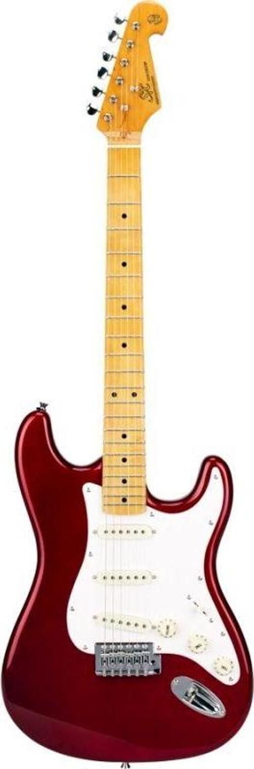 Stratocaster Elektro Gitar (Candy Apple Red)