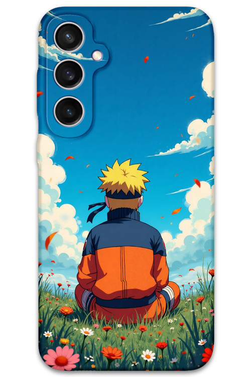 Galaxy S23 Fe Uyumlu Anime Desenli Telefon Kılıfı + Ekran Koruyucu - 5747