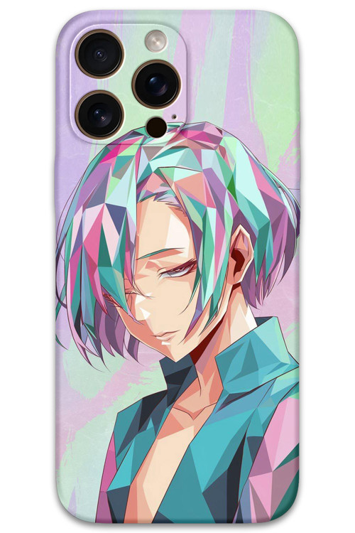 İphone 16 Pro Uyumlu Anime Desenli Telefon Kılıfı + Ekran Koruyucu - 5743