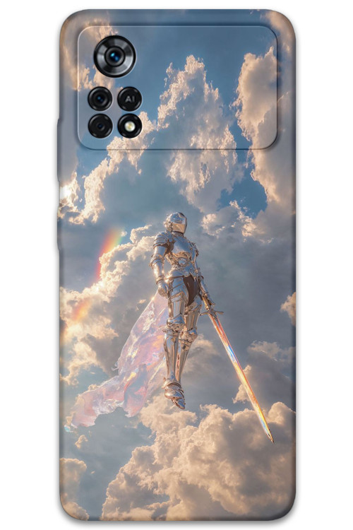 Poco X4 Pro 5G Uyumlu Retro Desenli Telefon Kılıfı + Ekran Koruyucu - 5841