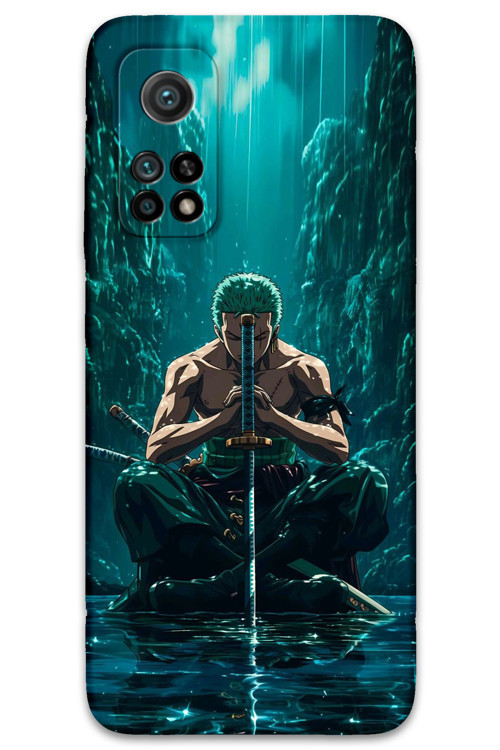 Xiaomi Mi 10T Pro Uyumlu Anime Desenli Telefon Kılıfı + Ekran Koruyucu - 5757