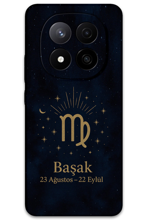Poco X7 Uyumlu Başak Burcu Desenli Telefon Kılıfı + Ekran Koruyucu - 5773