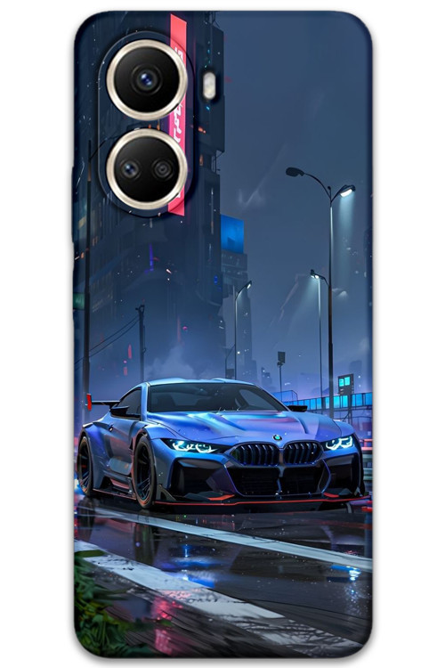 Huawei Nova 10 Se Uyumlu Araba Desenli Telefon Kılıfı + Ekran Koruyucu - 5767