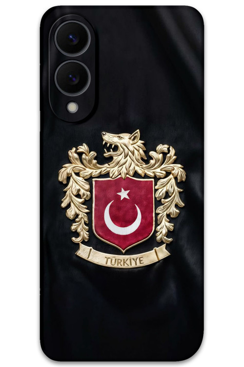 Galaxy S25 Edge Uyumlu Türk Desenli Telefon Kılıfı + Ekran Koruyucu - 5855