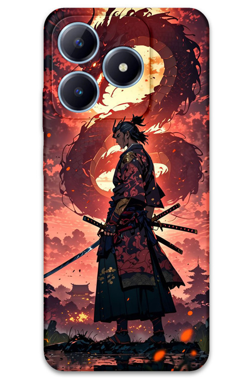 Realme Note 50 Uyumlu Anime Desenli Telefon Kılıfı + Ekran Koruyucu - 5751