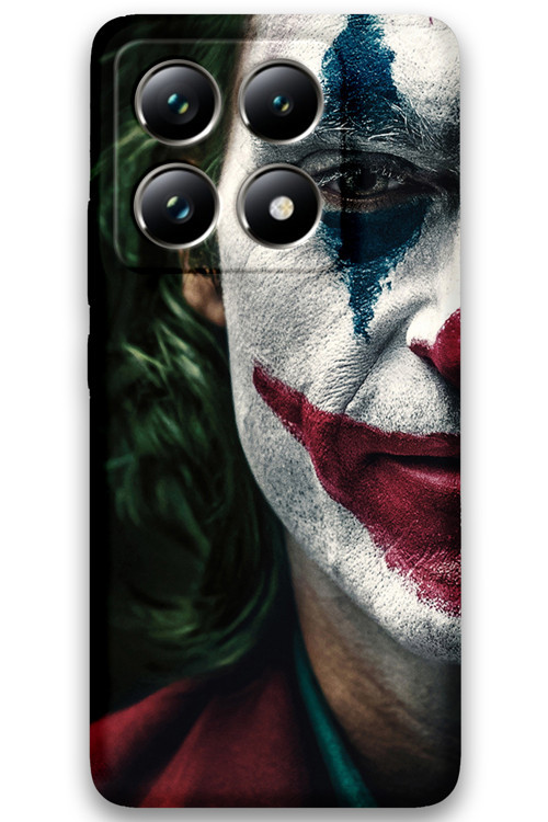 Xiaomi Mi 14T Pro Uyumlu Joker Desenli Telefon Kılıfı + Ekran Koruyucu - 5827