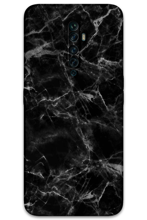 Oppo Reno 2Z Uyumlu Mermer Desenli Telefon Kılıfı + Ekran Koruyucu - 5815