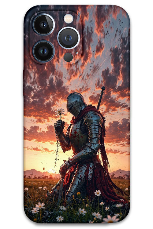 İphone 13 Pro Uyumlu Retro Desenli Telefon Kılıfı + Ekran Koruyucu - 5842
