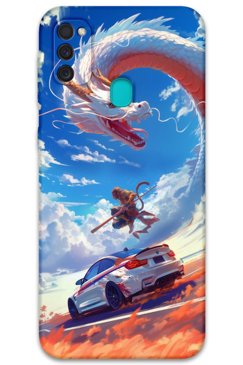 Galaxy M30S Uyumlu Atatürk Desenli Telefon Kılıfı + Ekran Koruyucu - 5849