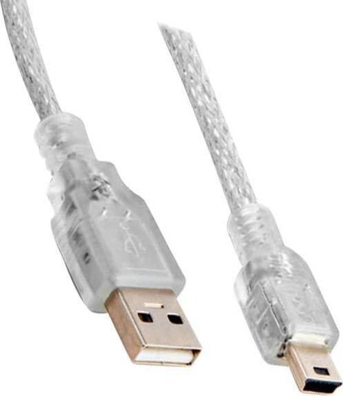 PM-18612 USB 2.0 ŞEFFAF MİNİ 5 PİN 3 METRE KABLO * S-LINK SL-UK53