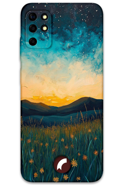 Reeder S19 Max Uyumlu Uzay Desenli Telefon Kılıfı + Ekran Koruyucu - 5871