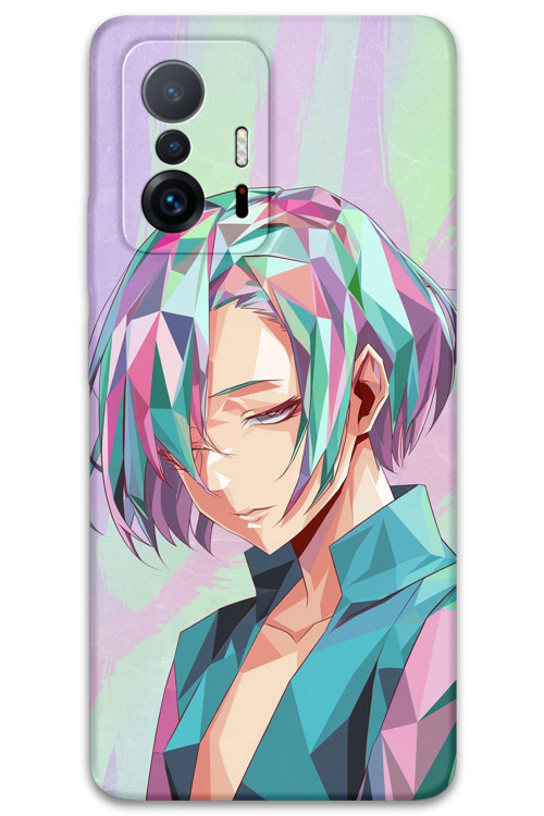 Xiaomi Mi 11T Pro Uyumlu Anime Desenli Telefon Kılıfı + Ekran Koruyucu - 5743