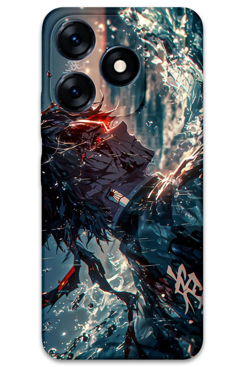 Tecno Spark 10 Uyumlu Anime Desenli Telefon Kılıfı + Ekran Koruyucu - 5749