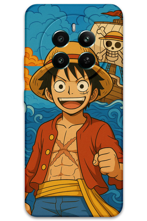 Realme 12 Plus Uyumlu Anime Desenli Telefon Kılıfı + Ekran Koruyucu - 5753
