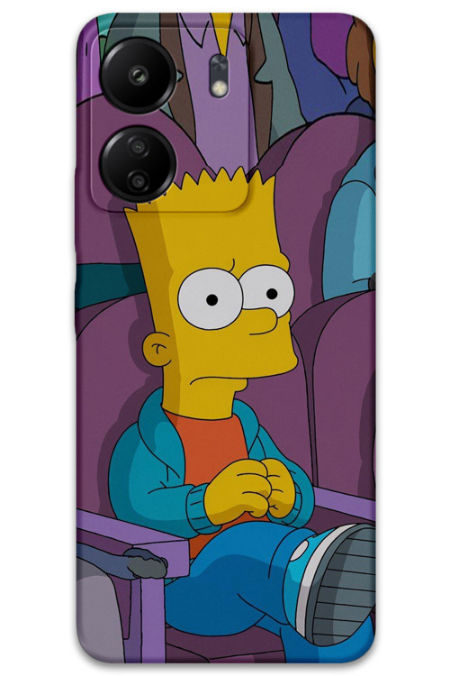 Poco C65 Uyumlu Çizgi Film Desenli Telefon Kılıfı + Ekran Koruyucu - 5821