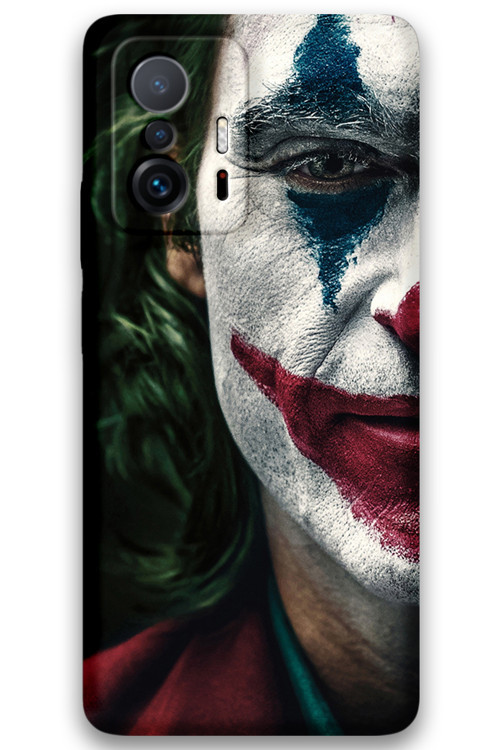 Xiaomi Mi 11T Pro Uyumlu Joker Desenli Telefon Kılıfı + Ekran Koruyucu - 5827