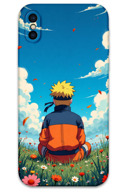 İphone Xs Max Uyumlu Anime Desenli Telefon Kılıfı + Ekran Koruyucu - 5747