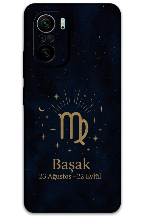 Poco F3 Uyumlu Başak Burcu Desenli Telefon Kılıfı + Ekran Koruyucu - 5773