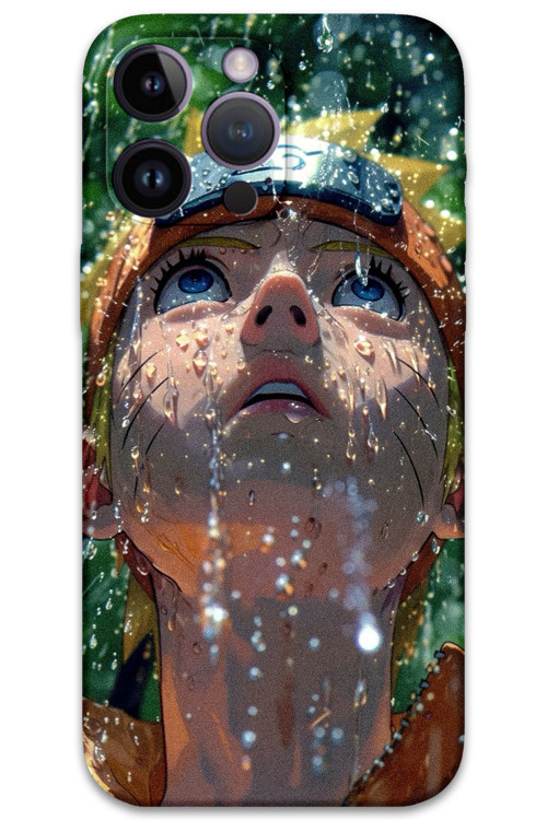 İphone 14 Pro Uyumlu Anime Desenli Telefon Kılıfı + Ekran Koruyucu - 5750