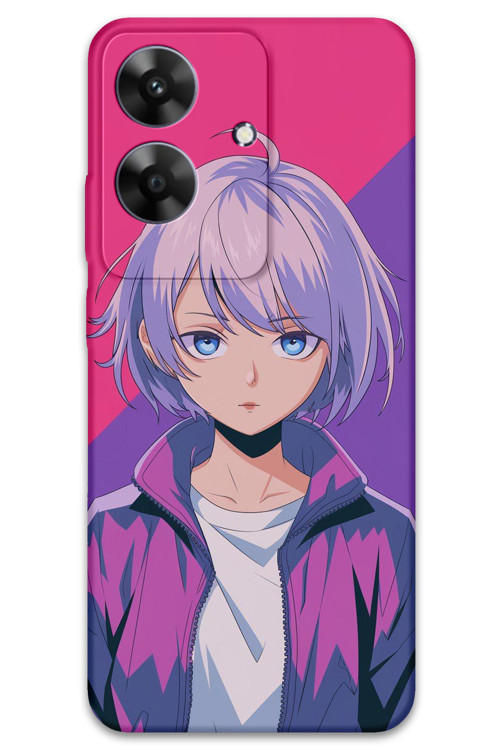 Realme Note 60 Uyumlu Anime Desenli Telefon Kılıfı + Ekran Koruyucu - 5742