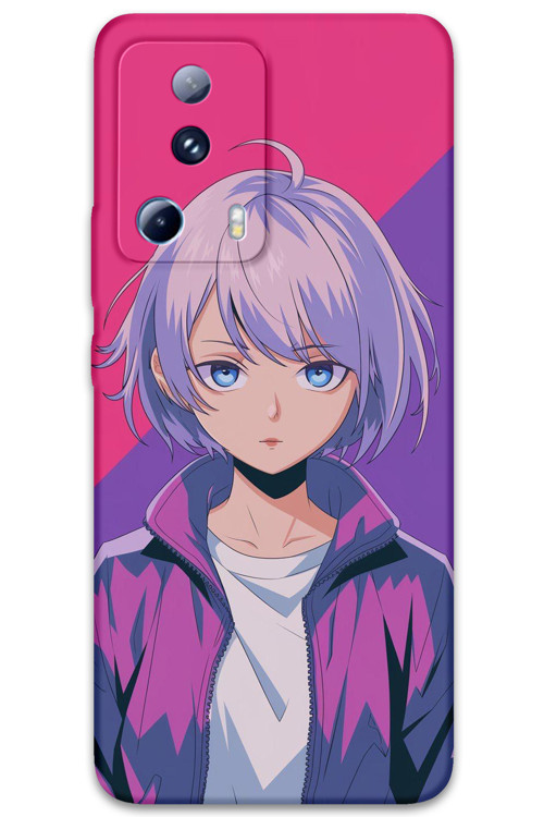 Xiaomi Mi 13 Lite Uyumlu Anime Desenli Telefon Kılıfı + Ekran Koruyucu - 5742