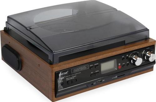 Yeni Model Kumandalı Bluetooth'Lu Plak Çalar Kaset Çalar Usb Sd Kart Aux Destekli Fm Radyolu Pikap