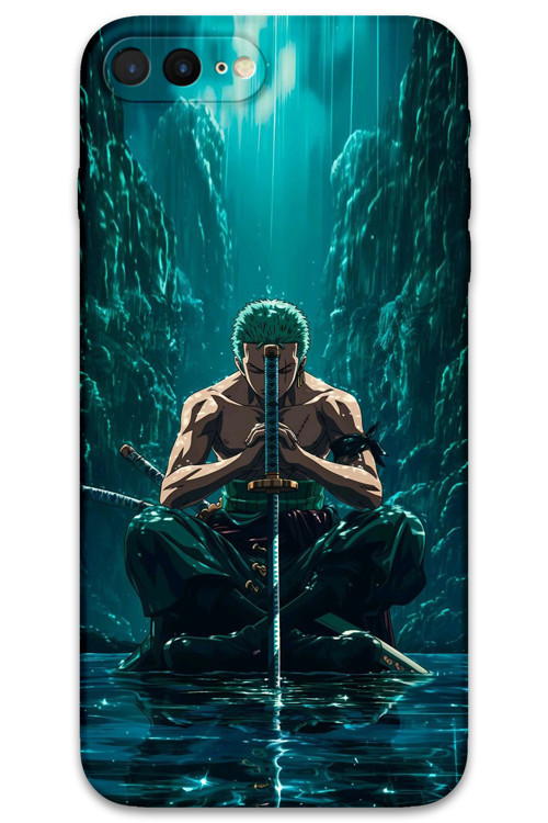 İphone 7 Plus Uyumlu Anime Desenli Telefon Kılıfı + Ekran Koruyucu - 5757