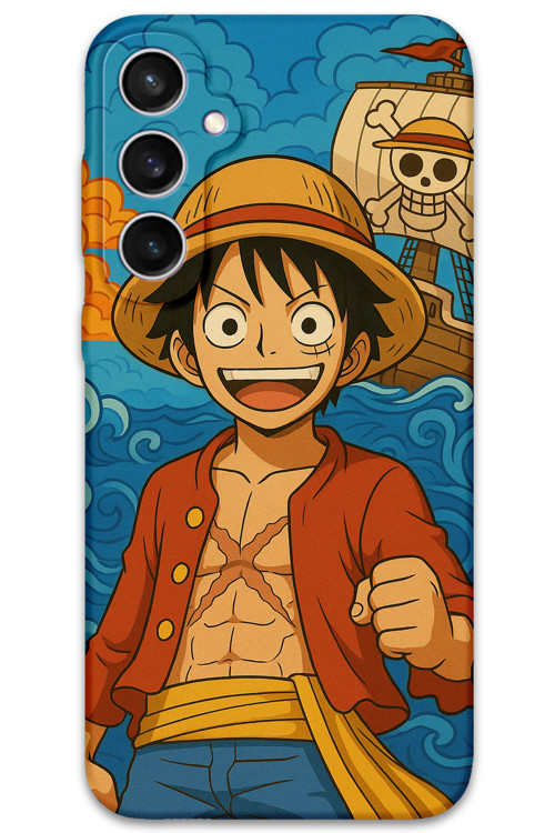 Galaxy S24 Fe Uyumlu Anime Desenli Telefon Kılıfı + Ekran Koruyucu - 5753