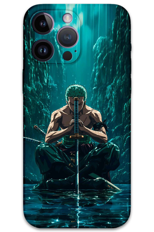 İphone 14 Pro Uyumlu Anime Desenli Telefon Kılıfı + Ekran Koruyucu - 5757