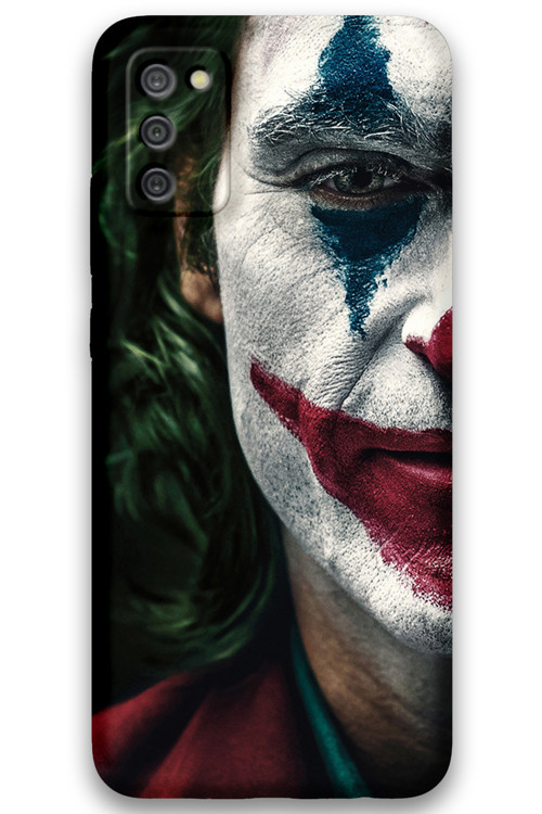 Galaxy A03S Uyumlu Joker Desenli Telefon Kılıfı + Ekran Koruyucu - 5827